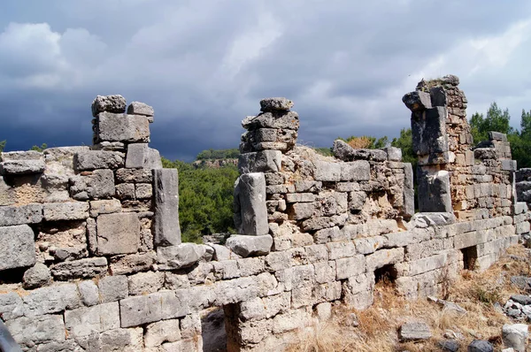 Ερείπια Της Αρχαίας Πόλης Της Ephesus Γαλοπούλα — Φωτογραφία Αρχείου