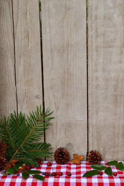Boże Narodzenie Drewno Tło Natura — Zdjęcie stockowe