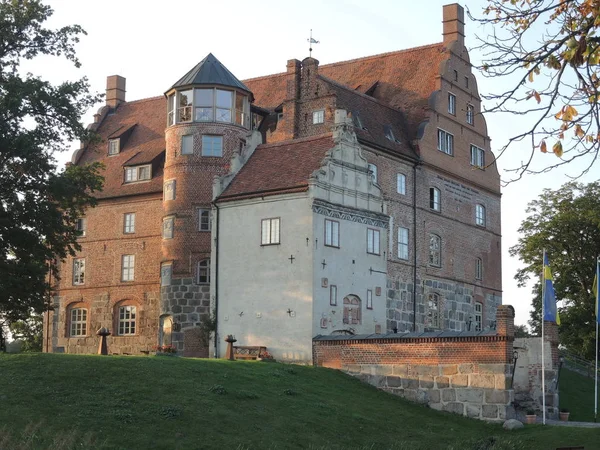 Vue Panoramique Sur Architecture Majestueuse Château Médiéval — Photo