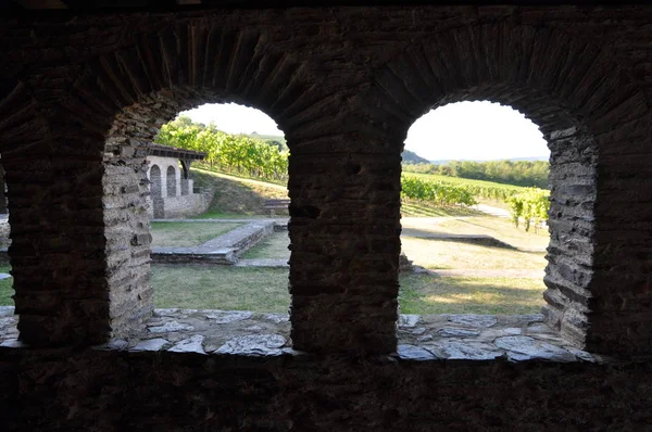 Villa Romana Longuich Romana Villa Romana Mosella Mosella Centrale Archeologia — Foto Stock