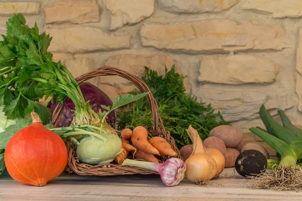 Makanan Organik Buah Buahan Dan Sayuran — Stok Foto