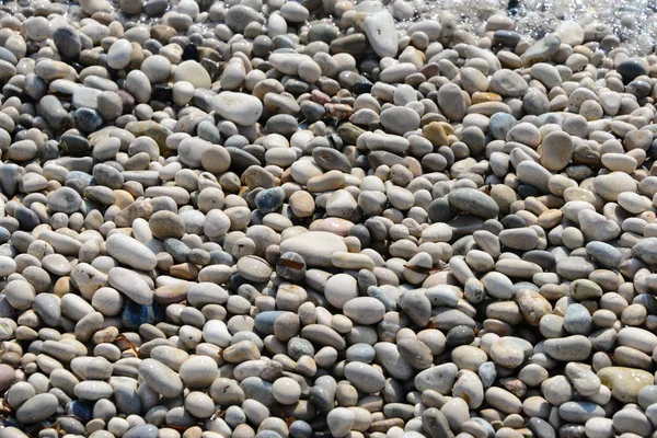 Камни Пляже Полная Рама — стоковое фото