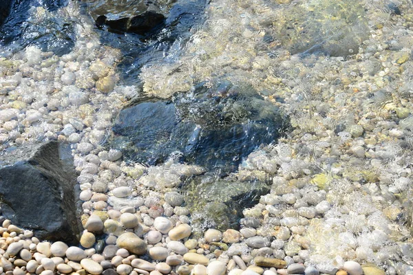 Kamienie Plaży Małe Kamienie — Zdjęcie stockowe