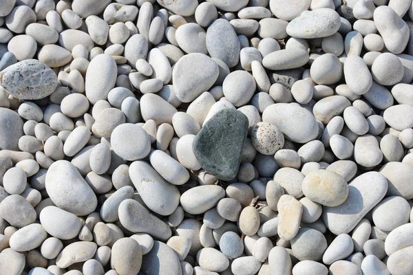 Stenen Het Strand Kleine Rotsen — Stockfoto