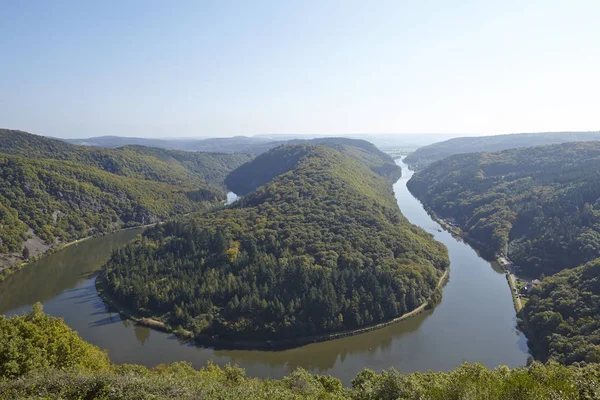 Saar Loop Saarland Germany Mettlach Taken Full Sunshine — Stock Photo, Image