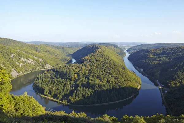 Saar Loop Saarland Germany Mettlach Taken Full Sunshine — Stock Photo, Image