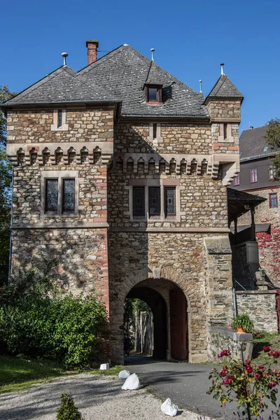 Καλά Διατηρημένο Φρούριο Στο Lahn — Φωτογραφία Αρχείου