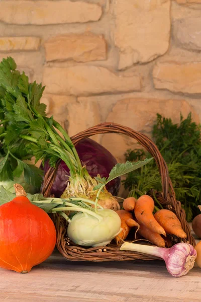 Färska Frukter Och Grönsaker — Stockfoto