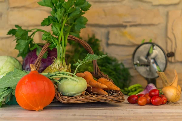 Makanan Organik Buah Buahan Dan Sayuran — Stok Foto