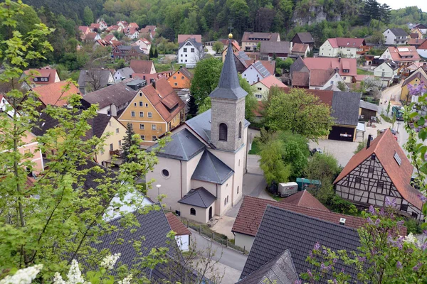 Malebný Pohled Kostel Architektonické Detaily — Stock fotografie