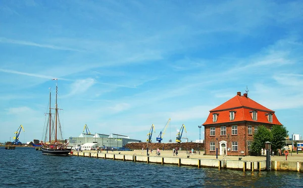 Hafen Hansestadt Wismar Deutschland Port Hanseatic City Wismar Almanya — Stok fotoğraf