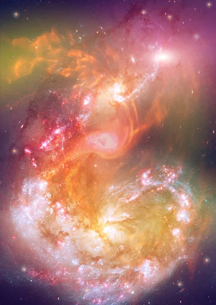 Campo Estelar Espaço Uma Nebulosa Congestionamento Gás Elementos Desta Imagem — Fotografia de Stock
