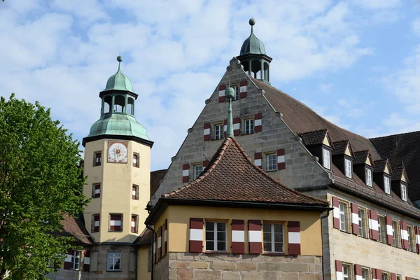 Malerischer Blick Auf Die Majestätische Mittelalterliche Burgarchitektur — Stockfoto