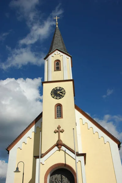 Katholieke Kerk Van Veronderstelling Maximiliansau Pfalz — Stockfoto