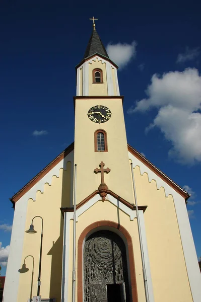 Katolska Kyrkan Antagandet Maximiliansau Pfalz — Stockfoto