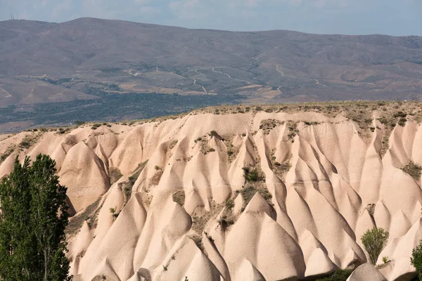 Paisaje Rocoso Volcánico Goreme Capadocia Uchisar Turquía —  Fotos de Stock