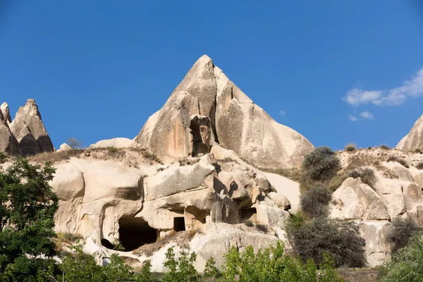 Πετρώματα Στον Εθνικό Δρυμό Goreme Καππαδοκία Τουρκία — Φωτογραφία Αρχείου