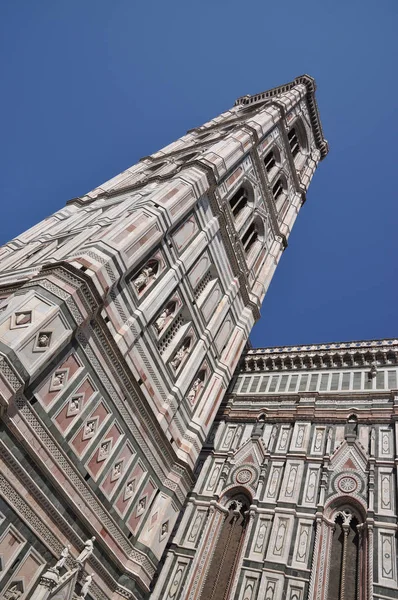 Kampanile Giotto Florencja Katedra Wieża Wieża Zegarowa Kampanile Toskania Włochy — Zdjęcie stockowe