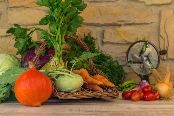 Ekologiska Livsmedel Frukt Och Grönsaker — Stockfoto