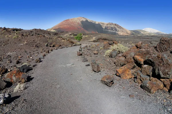 Tanítási Útvonal Montana Ortiz Ban Lanzarote Ban — Stock Fotó