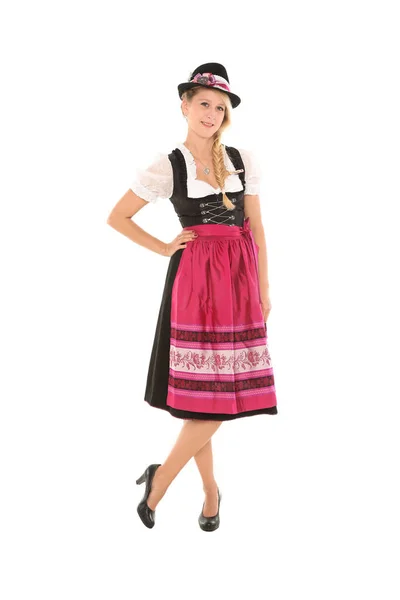 Junge Frau Dirndl — Stockfoto