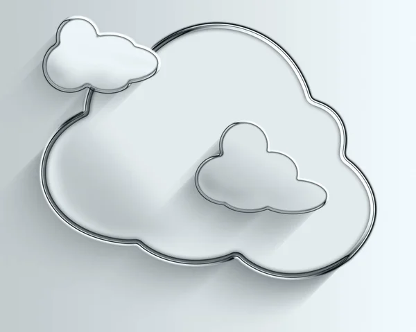 Pluizige Chrome Wolken — Stockfoto