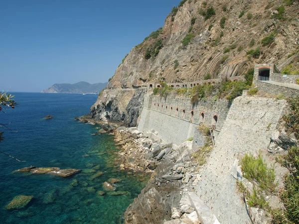 Dell Amor Cinque Terre Liguria Italy Oone Fra Den Vakreste – stockfoto