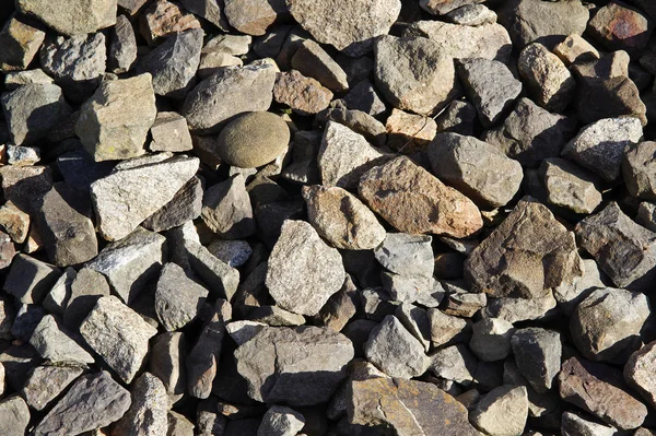 Close Uma Textura Com Pedras — Fotografia de Stock