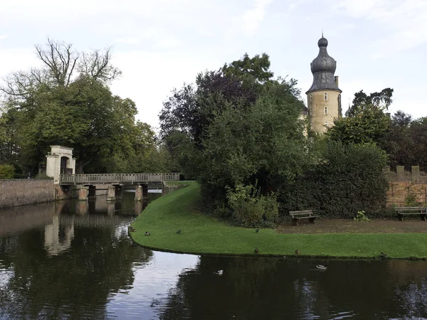 부르크 Wasserburg Inn 오버바이에른의 로젠하임 지구에 도시이다 — 스톡 사진