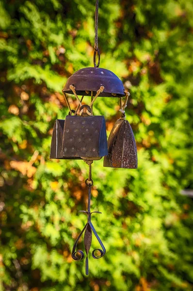 Fait Cuivre Antique Carillon Vent — Photo