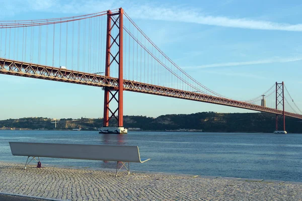 Ponte Abril Lisboa Portugal — Fotografia de Stock