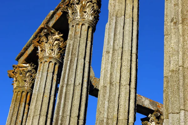 Romerska Templet Evora Portugal — Stockfoto