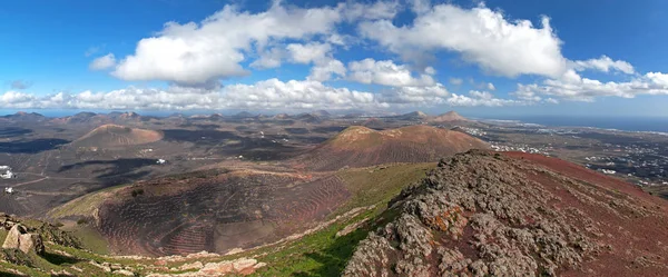 Lanzarote Montana Guardilama Nın Panoraması — Stok fotoğraf