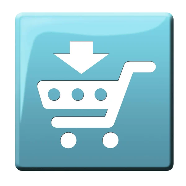 Add Cart Button Illustration — Stock Photo, Image