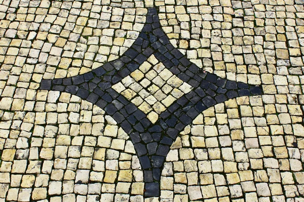 ポルトガル舗装 カルカダポルトガル 伝統的なスタイルの舗装 — ストック写真