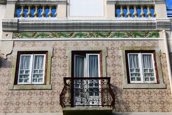 Detal Budynku Lizbona Portugalia — Zdjęcie stockowe