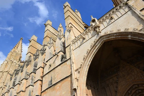 Catedral Gótica Seu Palma Mallorca Baleárica España — Foto de Stock