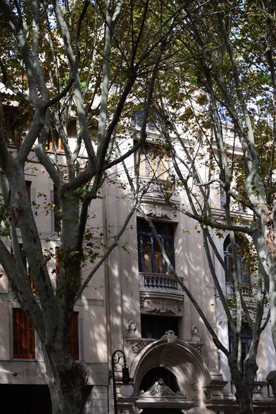 Фасады Пальма Мальо Испания — стоковое фото