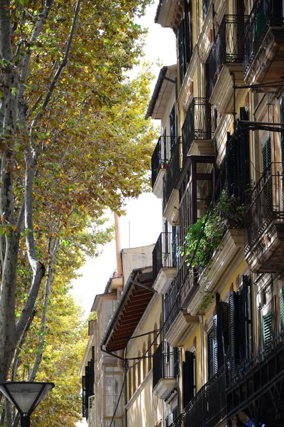 House Facades Spain Architecture Concept — Stock Photo, Image