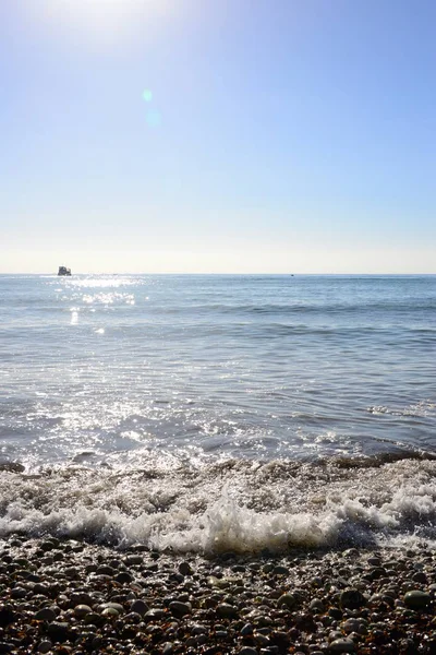 Steine Des Mittelmeeres Costa Blanca Spanien — Stockfoto