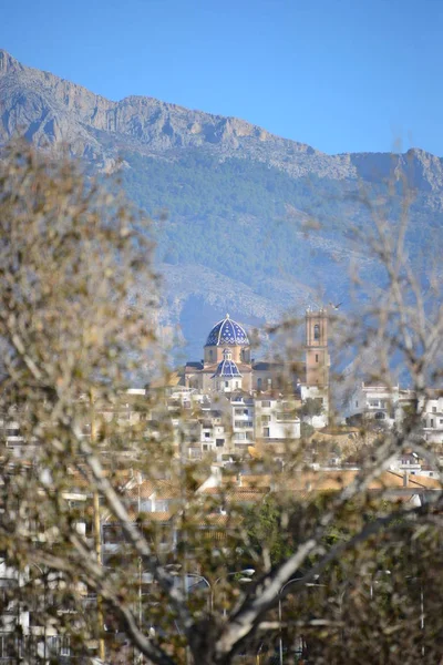 Chiesa Altea Costa Blanca Spagna — Foto Stock