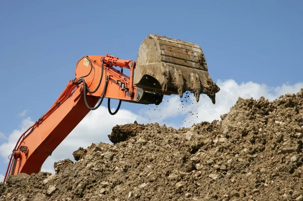 Excavator Ground — Stock Photo, Image