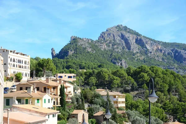 Dům Fasády Soller Pláž Mallorca Španělsko Baleárské — Stock fotografie