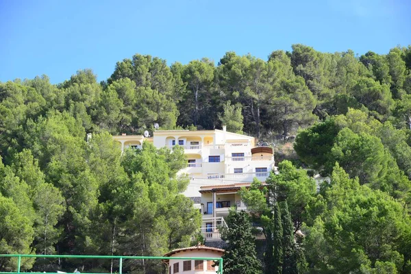 Fachadas Casa Mallorca Soller Playa España — Foto de Stock