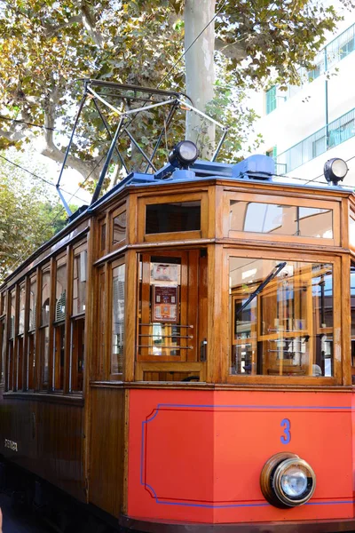 Järnvägen Från Soller Mallorca Balearerna Spanien — Stockfoto