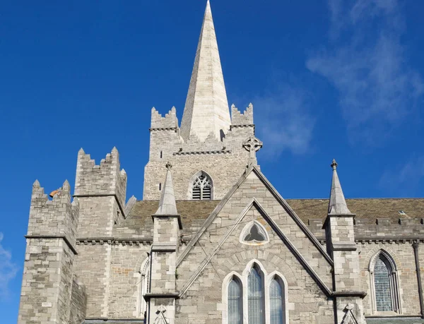 Krisztus Templom Dublin Gótikus Építészet Stílus — Stock Fotó
