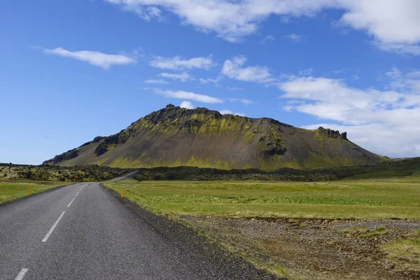 Ztracený Islandu Hra Barev Mír Prostor Poloostrově Snaefellsnes — Stock fotografie
