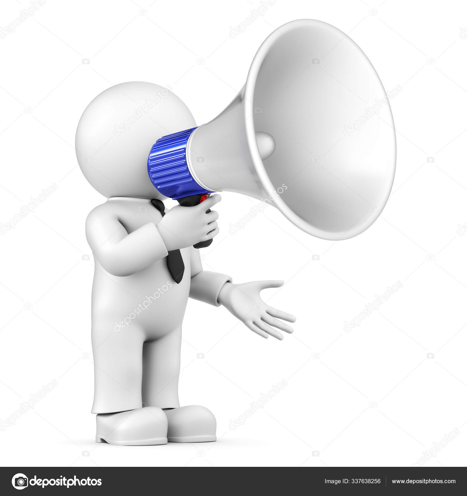 Megaphone Loudspeaker Shouting Speaker Stock Photo by ...