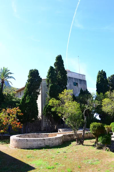 Palats Residencia Miramar Mallorca Spanien Tidigare Ägare Den Austriska Ärkehertigen — Stockfoto