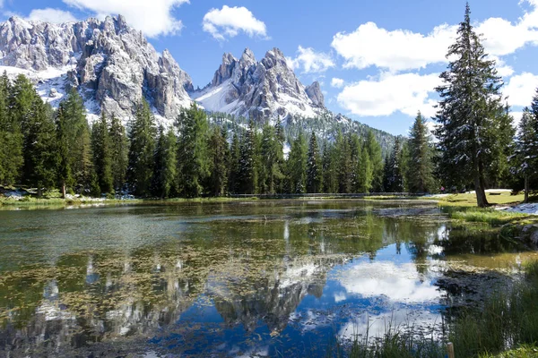 Vista Panorâmica Majestosa Paisagem Dolomitas Itália — Fotografia de Stock